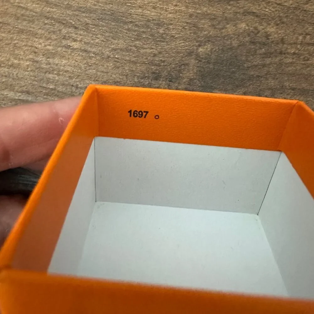 Hermes Gift Box Set Orange & Brown Small Size